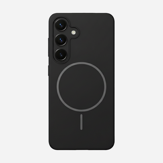 Anti Dust Magsafe Silicone Case - Samsung S24 (Black)