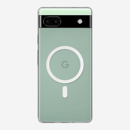 Anti Yellow Magsafe Clear Transparent Case - Google Pixel 6A