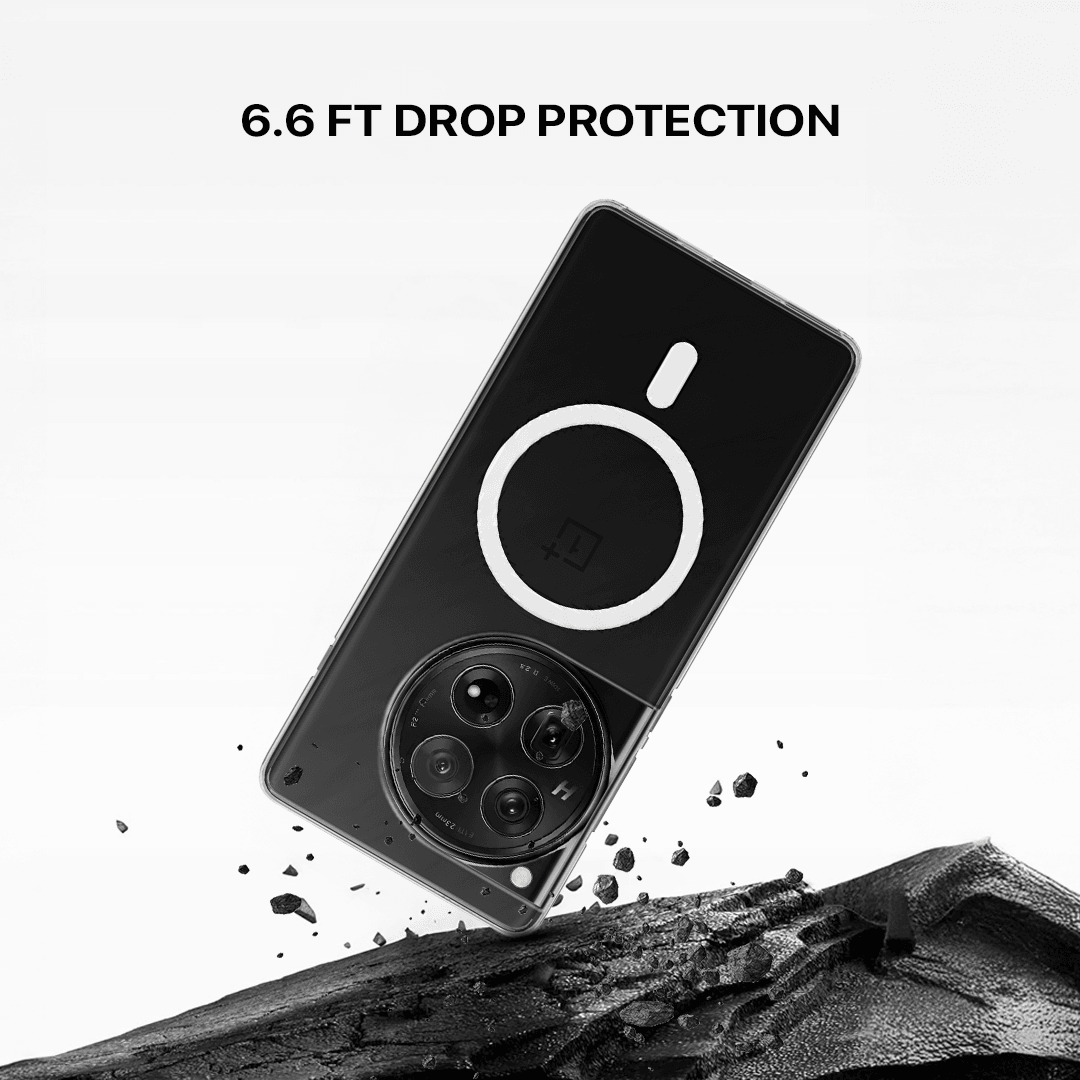 Anti Yellow Magsafe Clear Case - One Plus 12