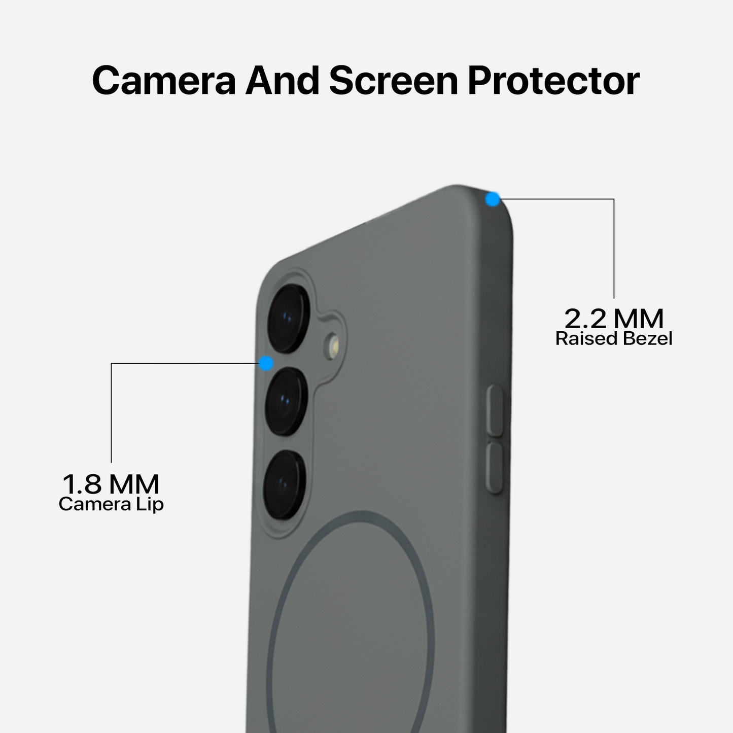 Anti Dust Magsafe Silicone Case - Samsung S25 (Grey)