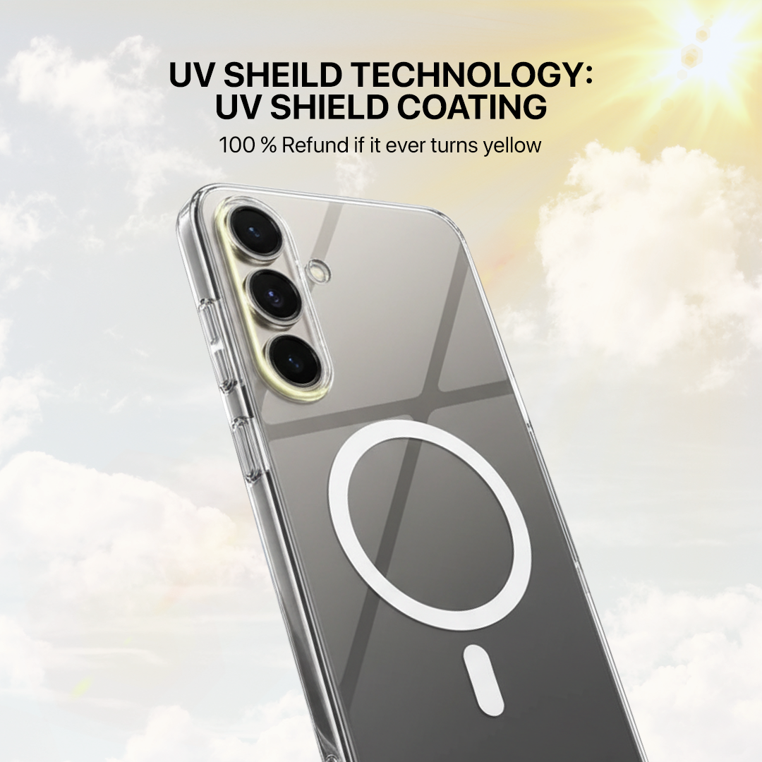 Anti Yellow Magsafe Clear Case Samsung - Galaxy A26 by Casence