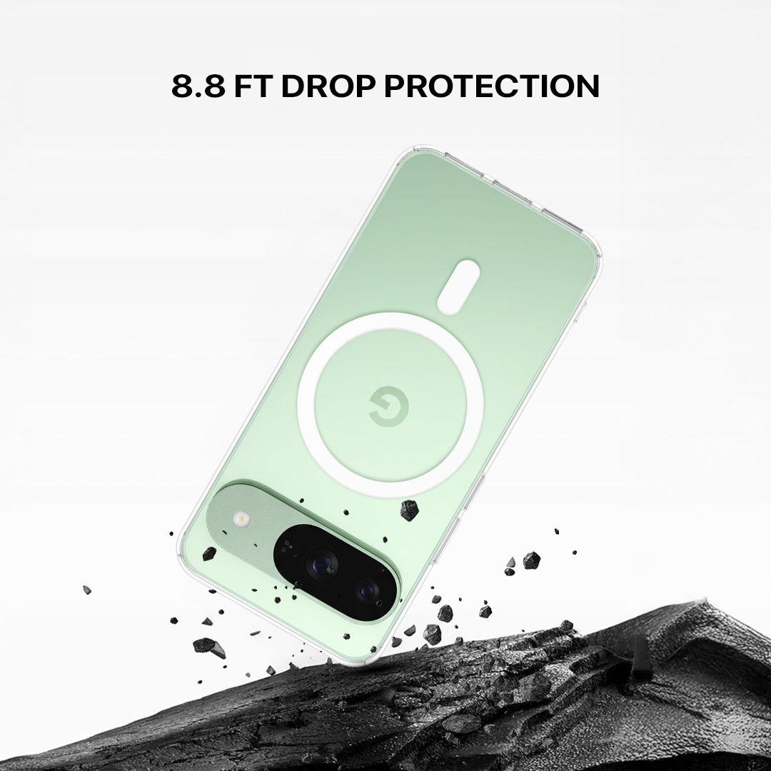 Anti Yellow Magsafe Clear Transparent Case - Google Pixel 9