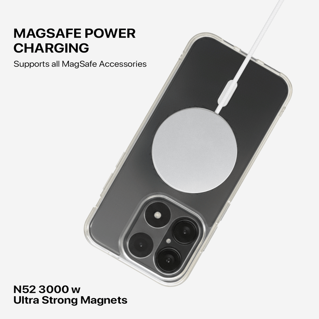 Anti Yellow Magsafe Clear Case - One Plus 15