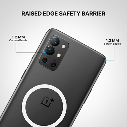 Anti Yellow Magsafe Clear Transparent Case - One Plus 9R