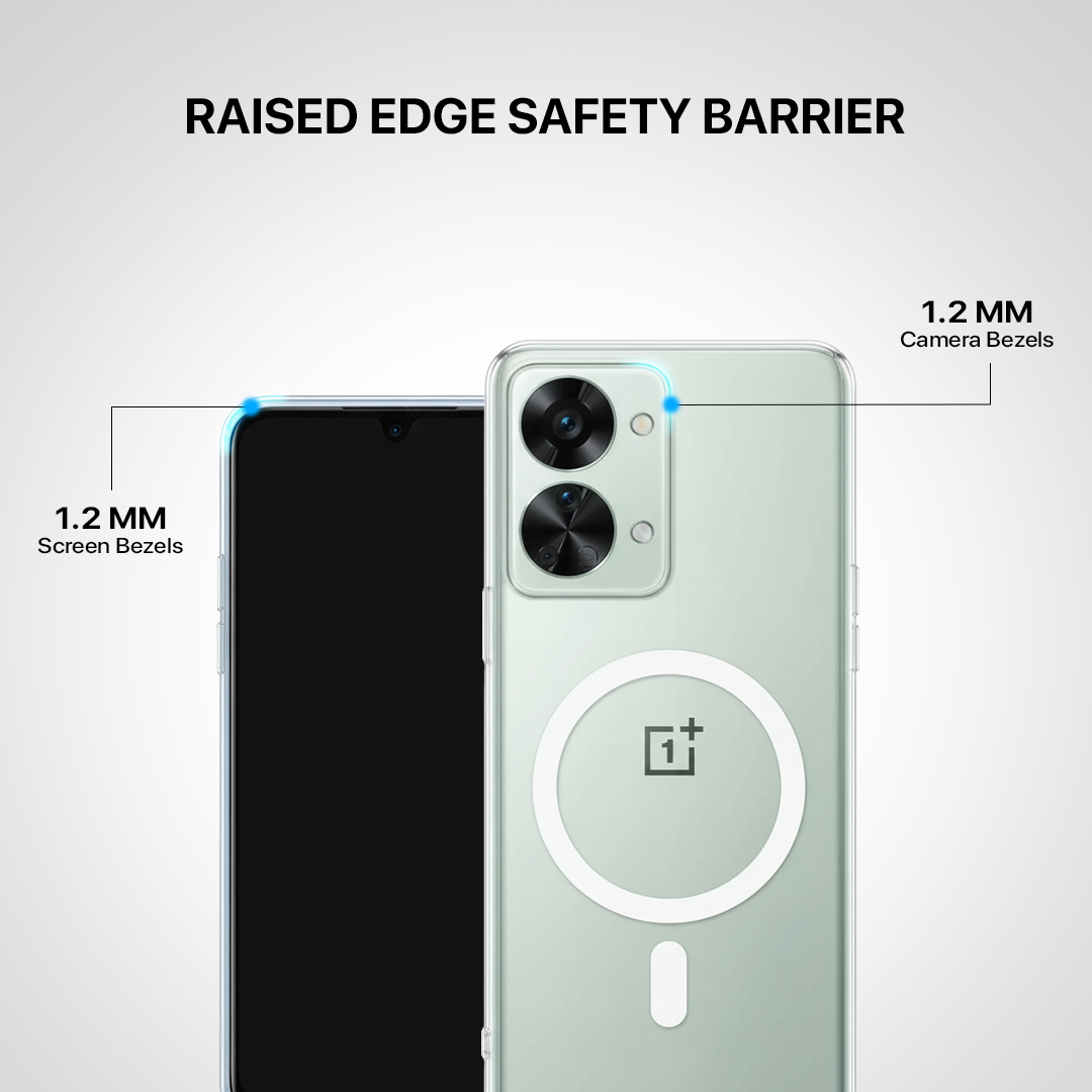 Anti Yellow Magsafe Clear Transparent Case - One Plus Nord 2T