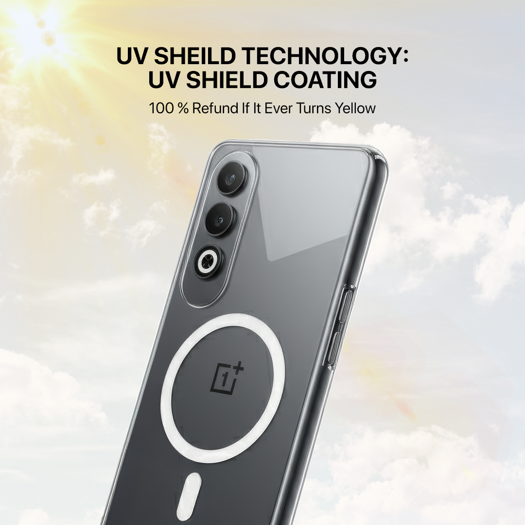 Anti Yellow Magsafe Clear Transparent Case - One Plus Nord CE 4