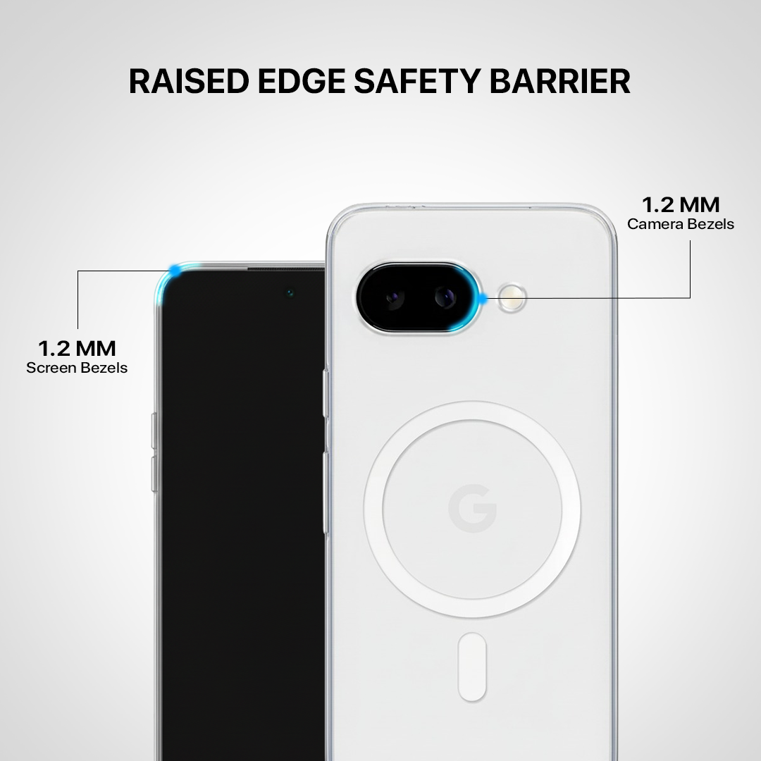 Anti Yellow Magsafe Clear Transparent Case - Google Pixel 9A