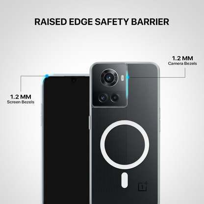 Anti Yellow Magsafe Clear Transparent Case - One Plus 10R