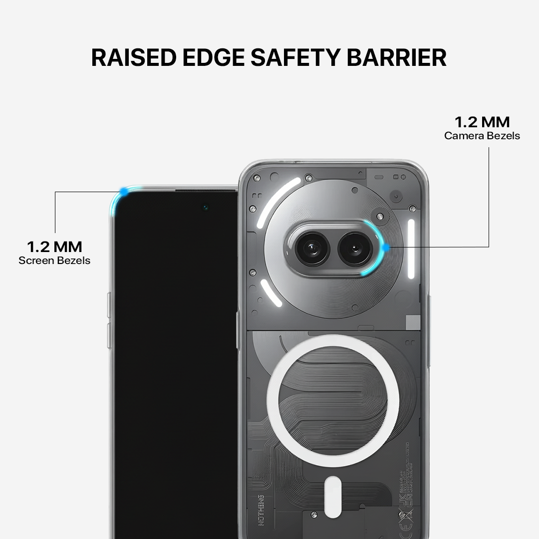 Anti Yellow Magsafe Clear Transparent Case - Nothing (PH 2A)