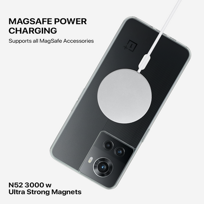 Anti Yellow Magsafe Clear Transparent Case - One Plus 10R