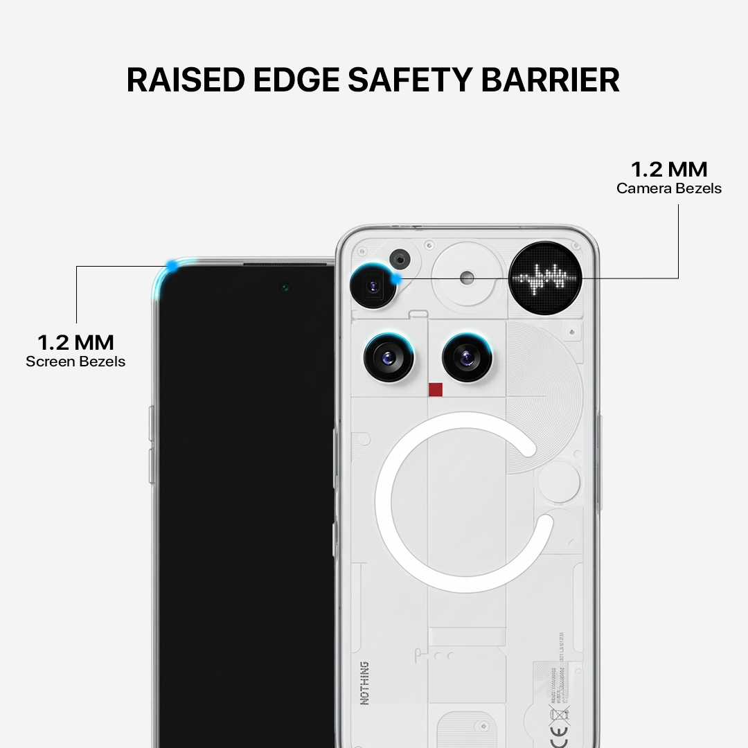 Anti Yellow Magsafe Clear Transparent Case - Nothing (PH 3)