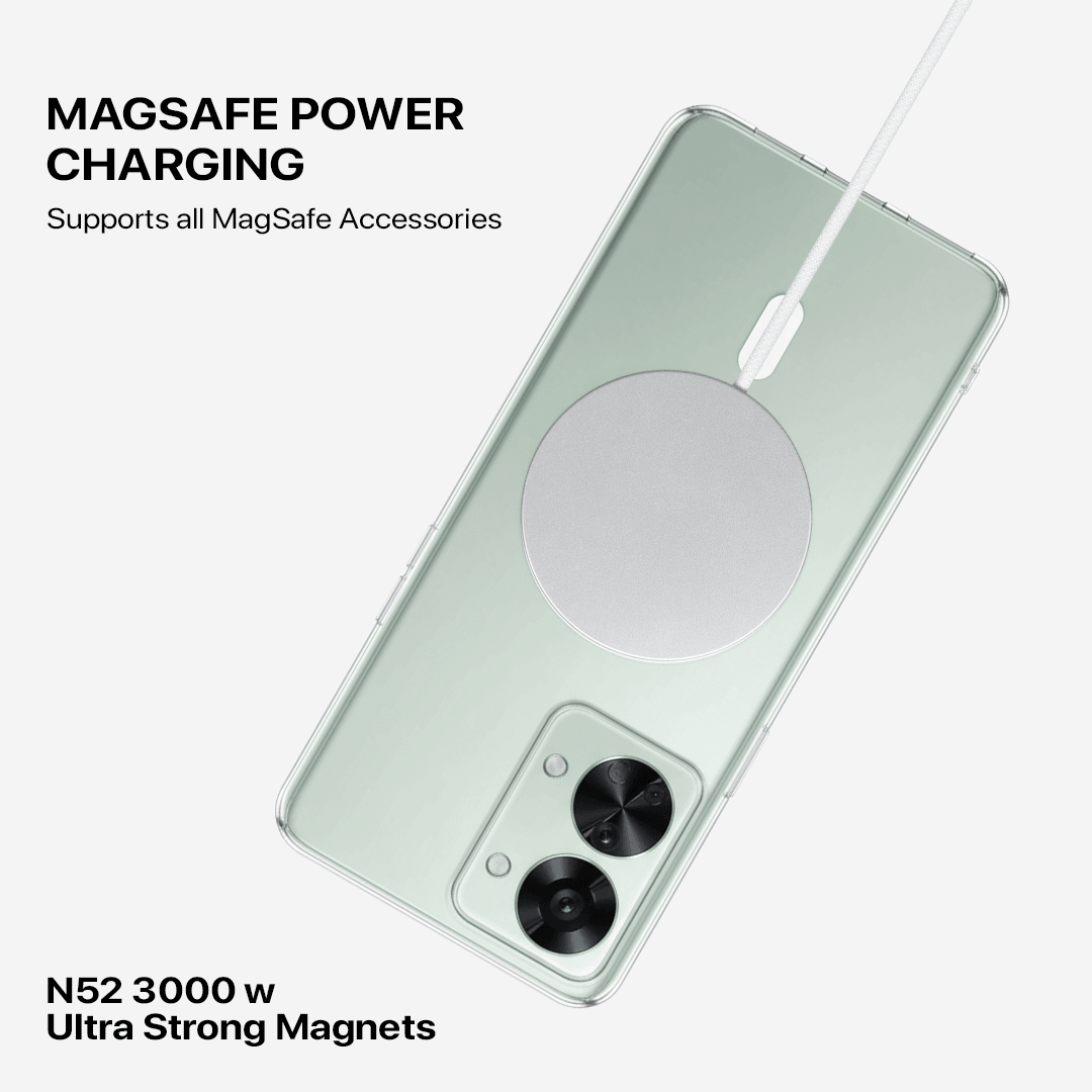 Anti Yellow Magsafe Clear Case - One Plus Nord 2T