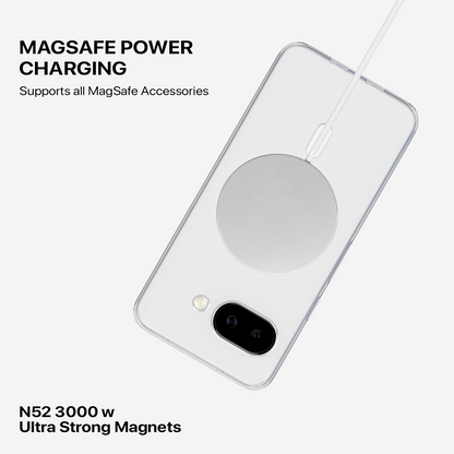 Anti Yellow Magsafe Clear Transparent Case - Google Pixel 9A