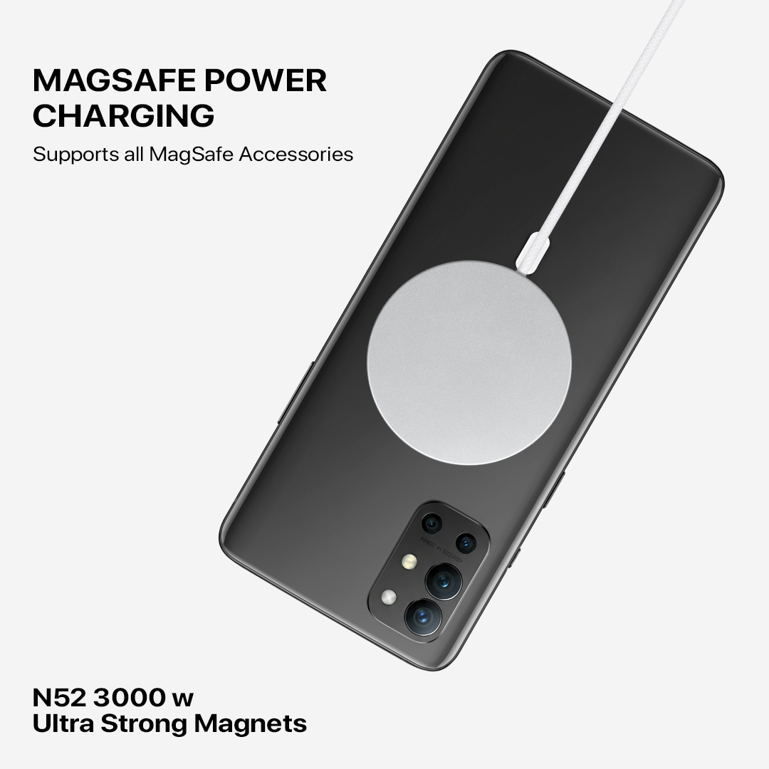 Anti Yellow Magsafe Clear Transparent Case - One Plus 9R