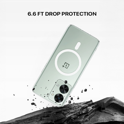 Anti Yellow Magsafe Clear Transparent Case - One Plus Nord 2T