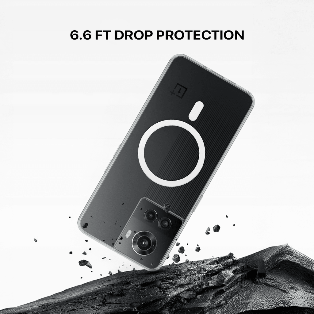 Anti Yellow Magsafe Clear Case - One Plus 10R