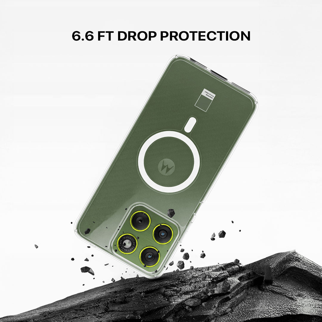 Anti Yellow Magsafe Clear Case - Motorola Edge 70