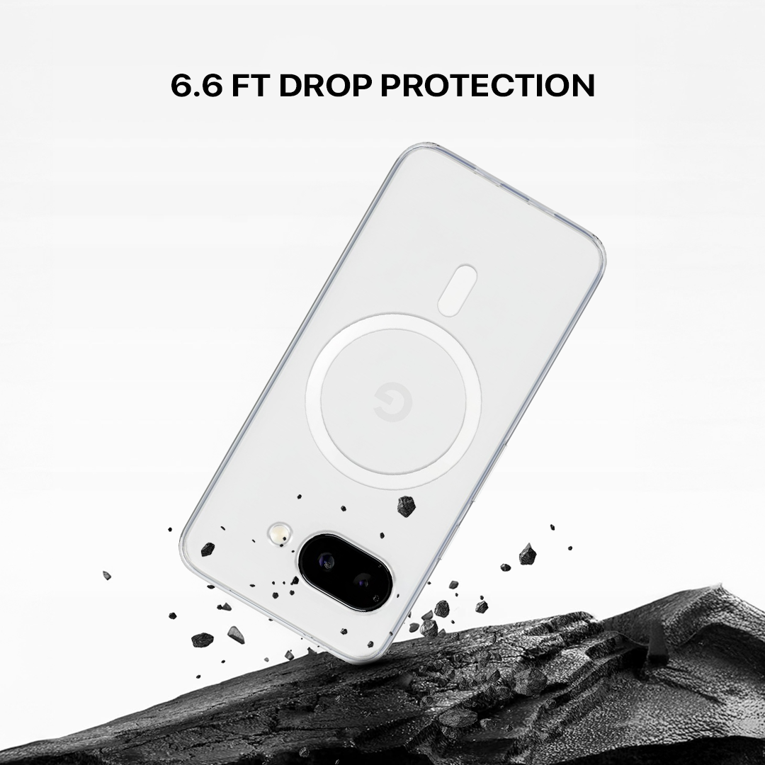 Anti Yellow Magsafe Clear Transparent Case - Google Pixel 9A
