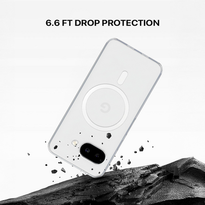 Anti Yellow Magsafe Clear Transparent Case - Google Pixel 9A