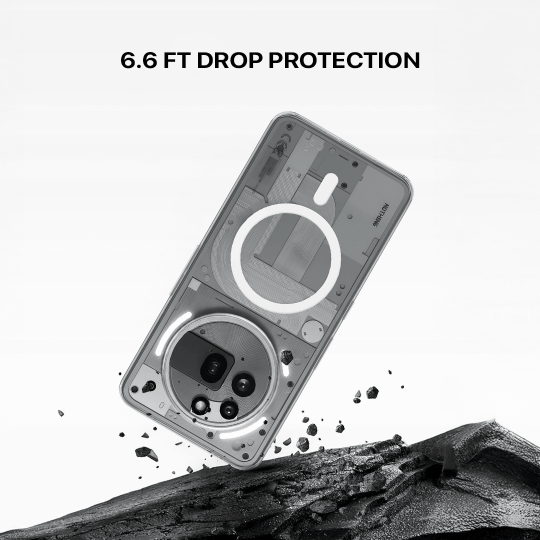 Anti Yellow Magsafe Clear Transparent Case - Nothing (PH 3A PRO )