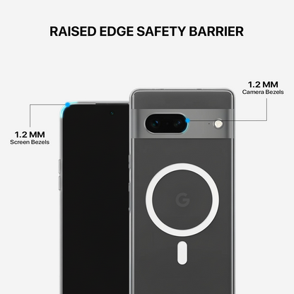 Anti Yellow Magsafe Clear Transparent Case - Google Pixel 7A