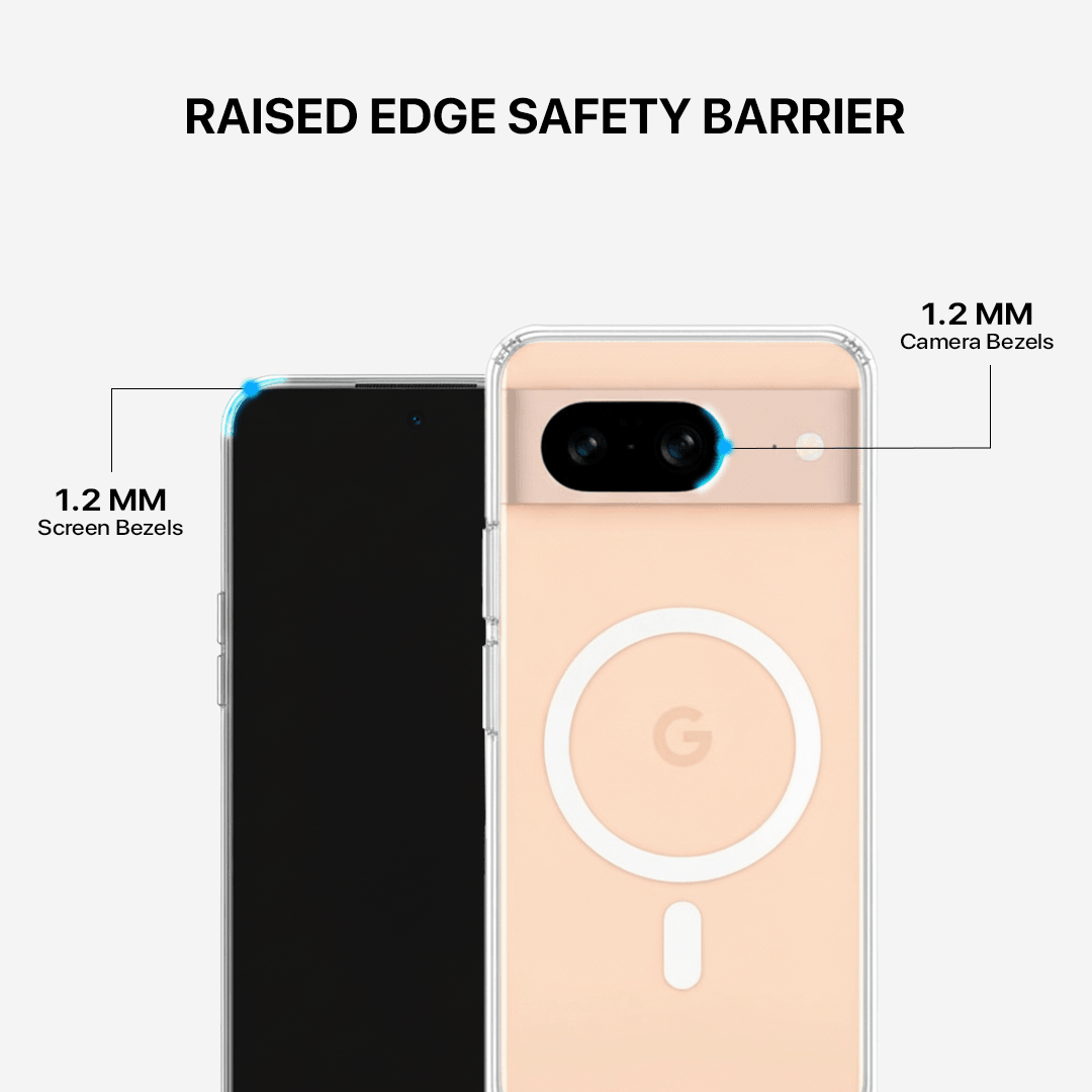 Anti Yellow Magsafe Clear Case - Google Pixel 8
