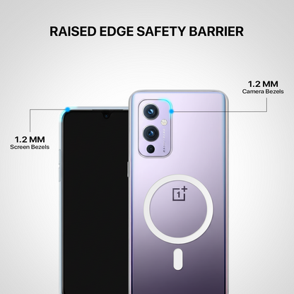 Anti Yellow Magsafe Clear Transparent Case - One Plus 9