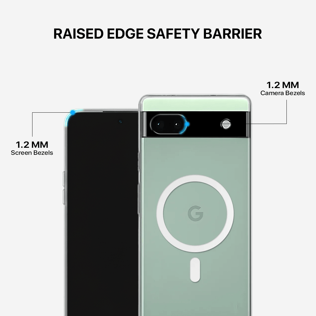Anti Yellow Magsafe Clear Case - Google Pixel 6A