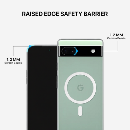 Anti Yellow Magsafe Clear Transparent Case - Google Pixel 6A