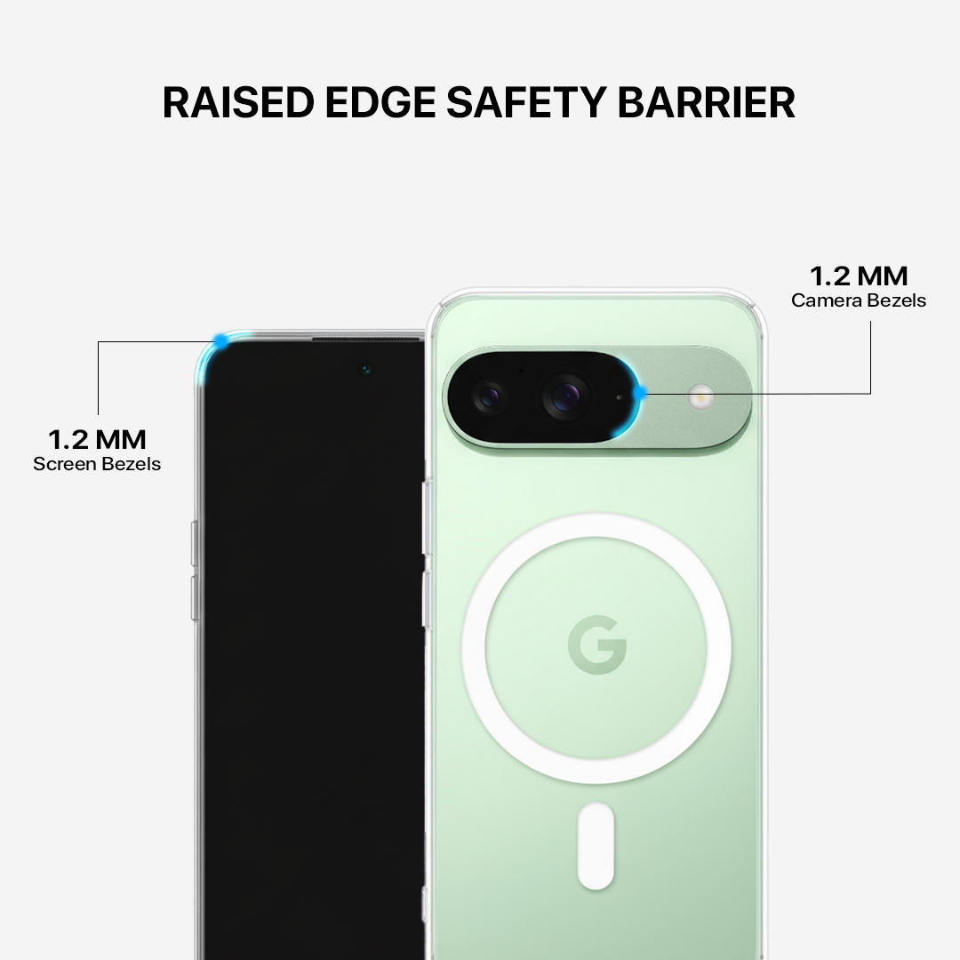 Anti Yellow Magsafe Clear Transparent Case - Google Pixel 9