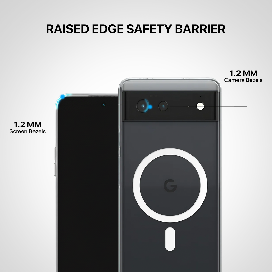 Anti Yellow Magsafe Clear Transparent Case - Google Pixel 6