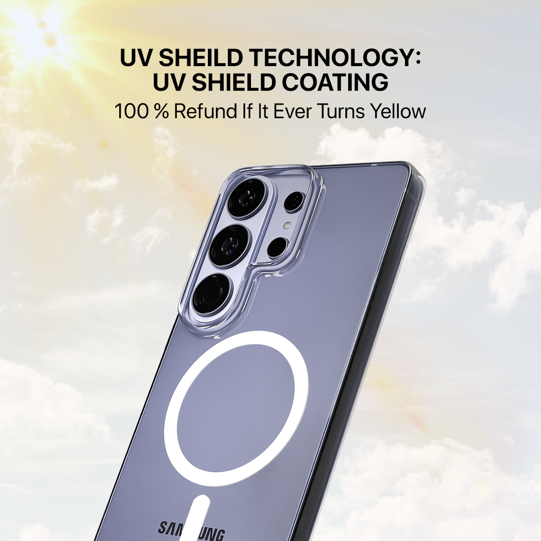 Anti Yellow Magsafe Clear Case Samsung - Galaxy S26 Ultra