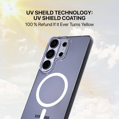 Anti Yellow Magsafe Clear Case Samsung - Galaxy S26 Ultra