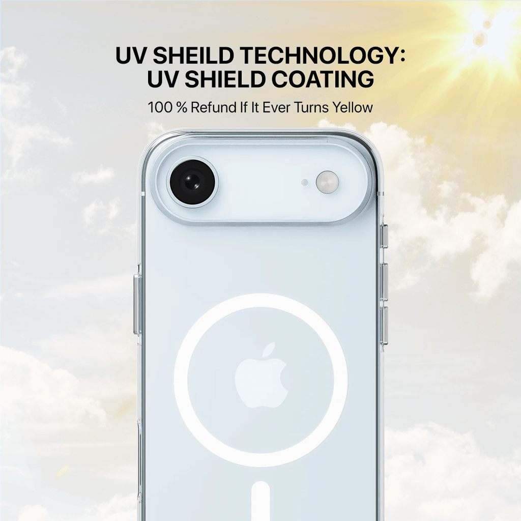 Anti Yellow Magsafe Clear Case - Iphone 17 Air