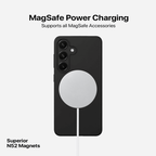 Anti Dust Magsafe Silicone Case - Samsung S24 (Black)
