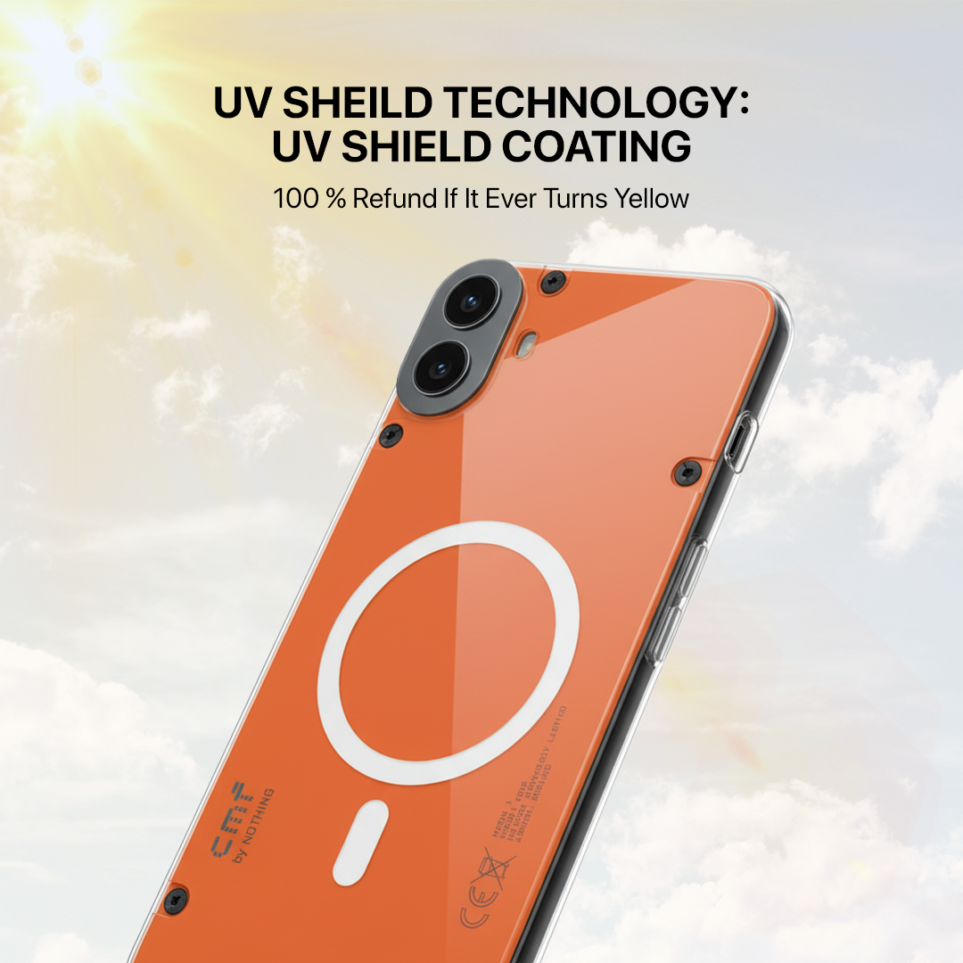 Anti Yellow Magsafe Clear Transparent Case - Nothing (CMF 1)