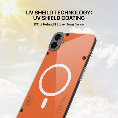 Anti Yellow Magsafe Clear Transparent Case - Nothing (CMF 1)