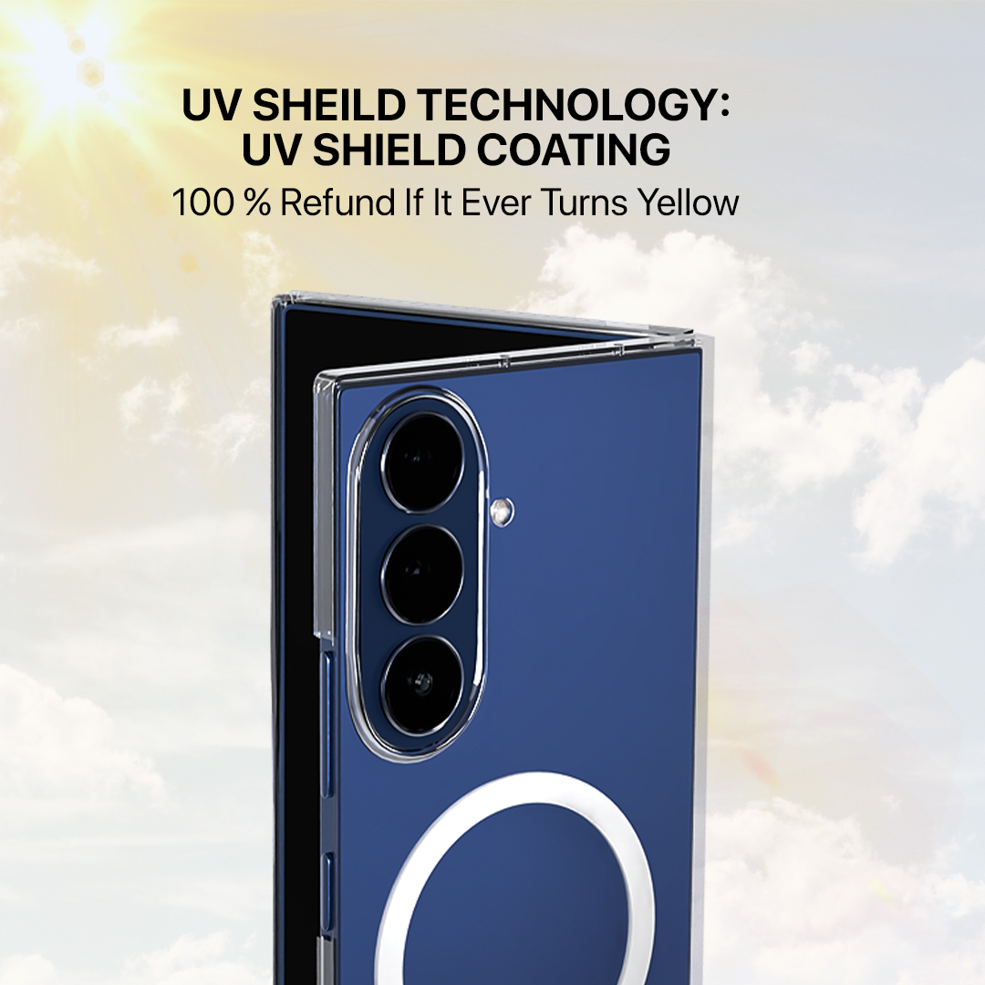 Anti Yellow Magsafe Clear Case Samsung - Galaxy Z FOLD 7