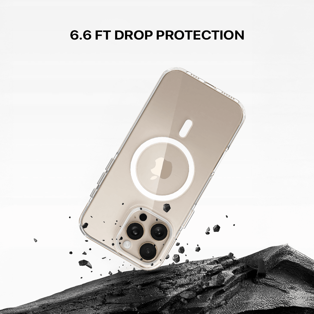 Anti Yellow Magsafe Clear Case - Iphone 16 pro