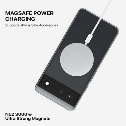 Anti Yellow Magsafe Clear Transparent Case - Google Pixel 6