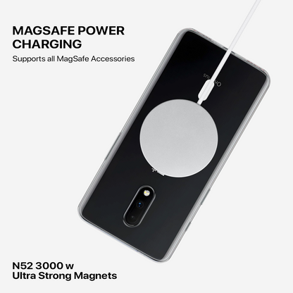 Anti Yellow Magsafe Clear Transparent Case - One Plus 7