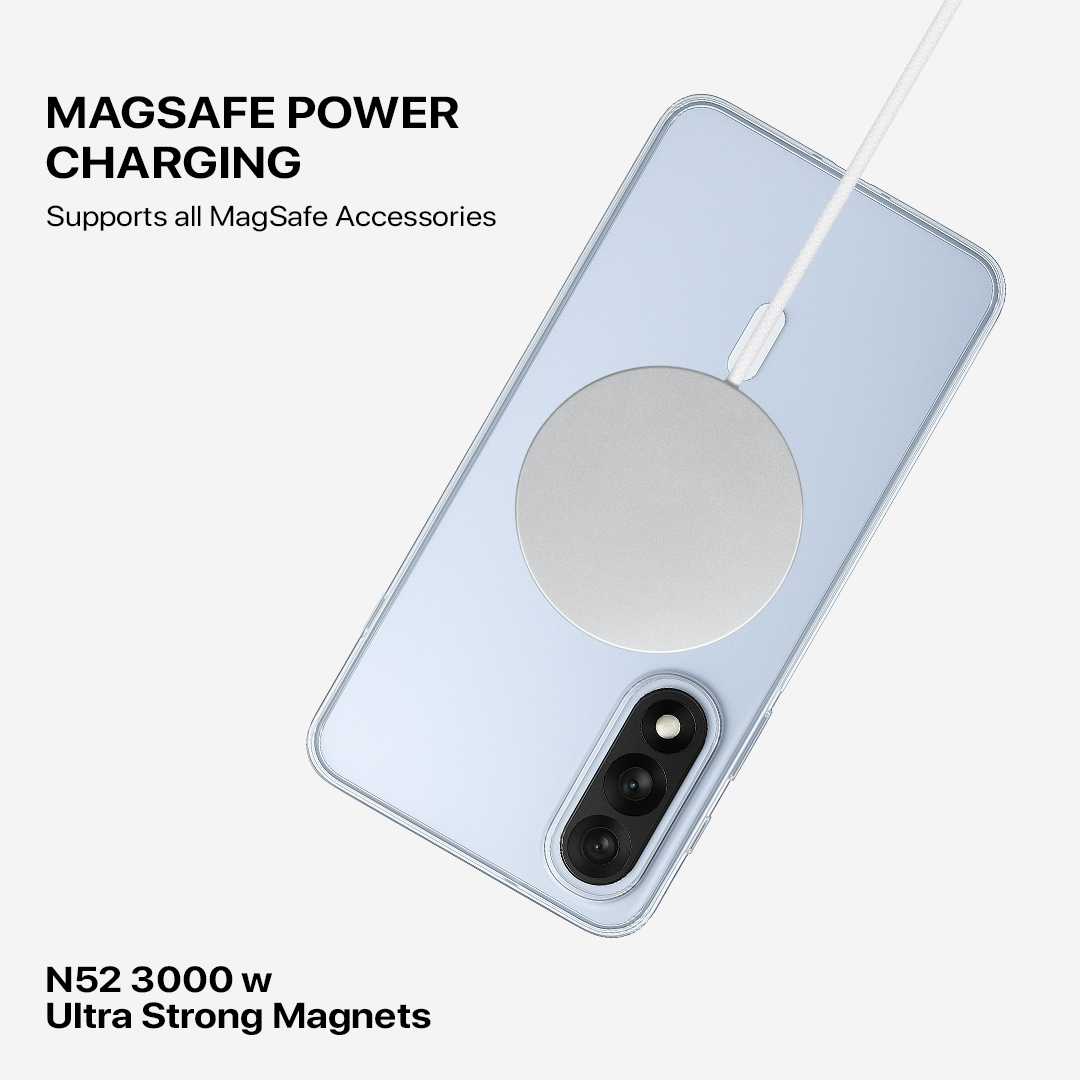 Anti Yellow Magsafe Clear Transparent Case - One Plus NORD 5