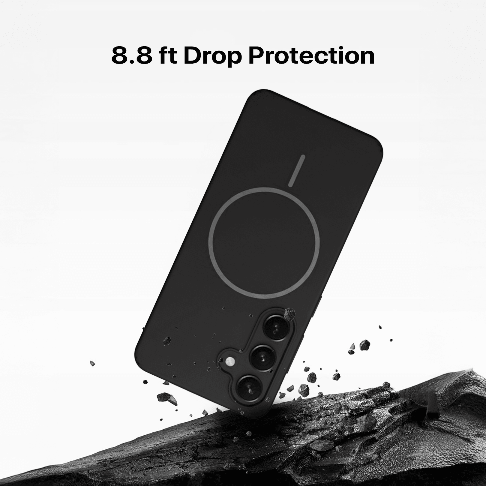 Anti Dust Magsafe Silicone Case - Samsung S23 (Black)