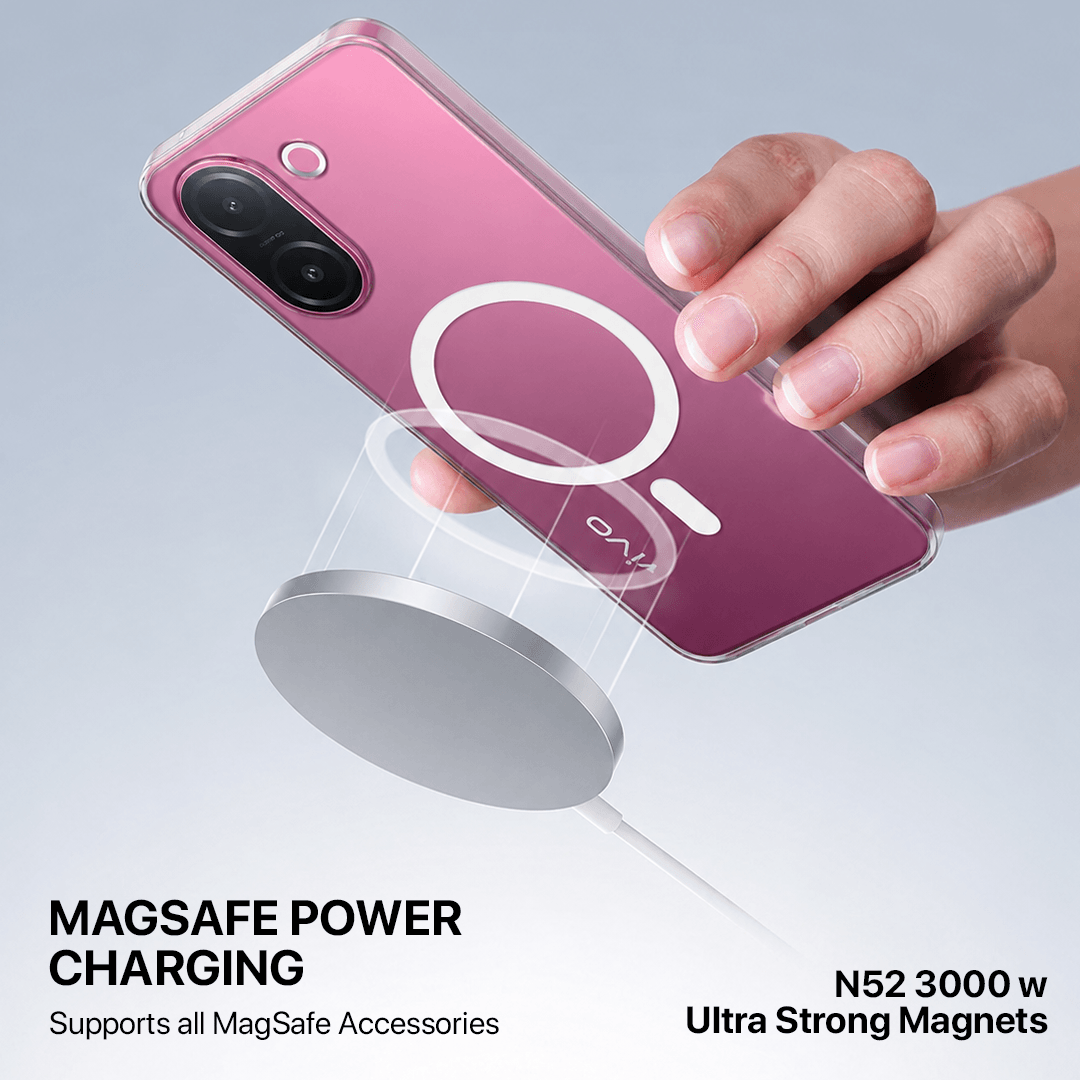 Anti Yellow Magsafe Clear Case - VIVO V60E