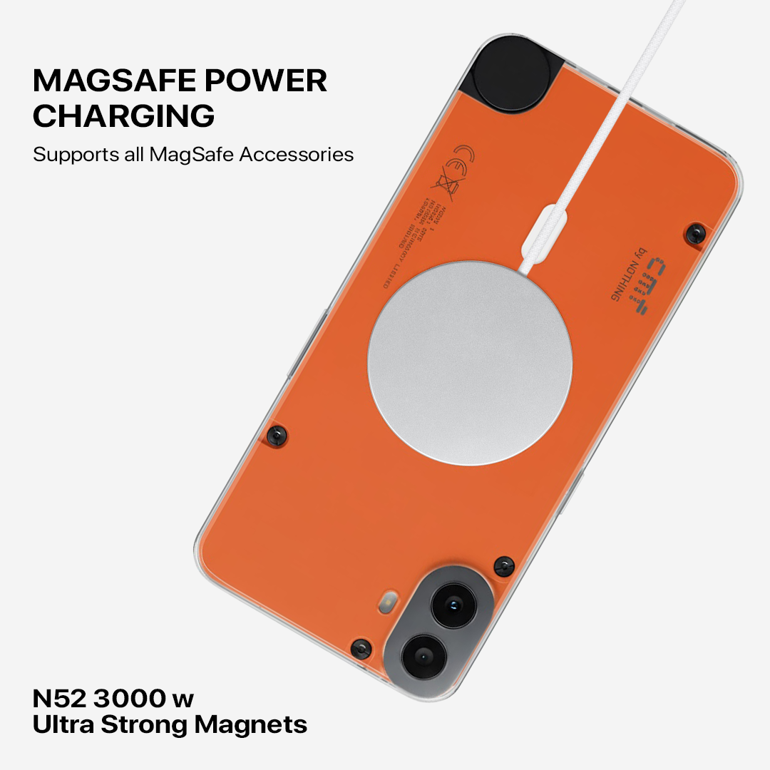 Anti Yellow Magsafe Clear Transparent Case - Nothing (CMF 1)