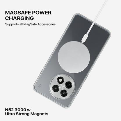 Anti Yellow Magsafe Clear Transparent Case - One Plus 13 R