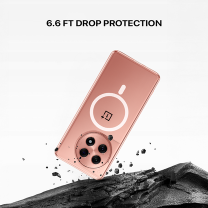 Anti Yellow Magsafe Clear Transparent Case - One Plus 12 R