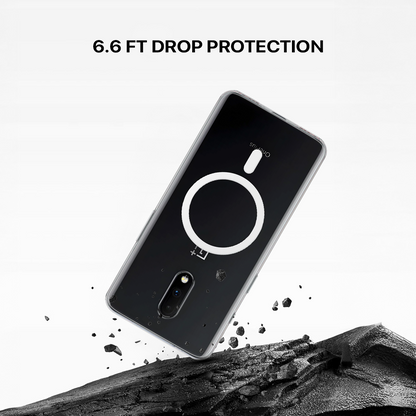 Anti Yellow Magsafe Clear Transparent Case - One Plus 7