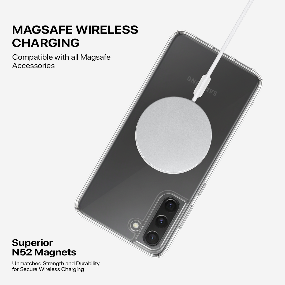 Anti Yellow Magsafe Clear Case Samsung Galaxy S21 – casence