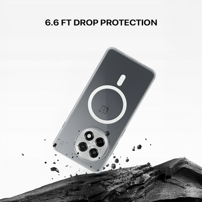 Anti Yellow Magsafe Clear Transparent Case - One Plus 13 R